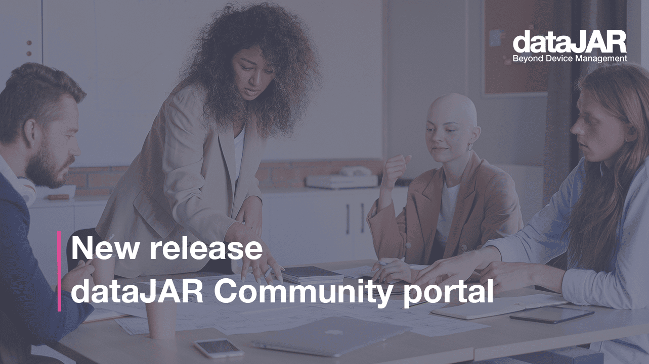 Featured image for “New release: dataJAR Community portal”