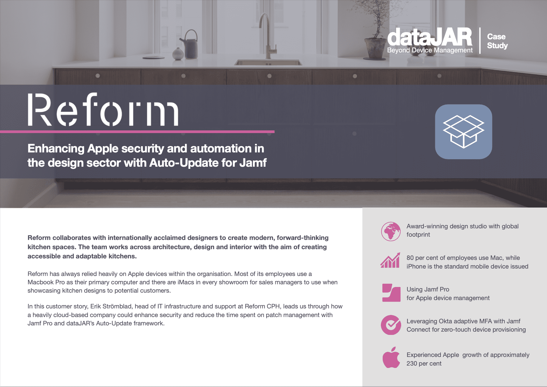 Reform - Enhancing Apple security and automation in the design sector with Auto-Update for Jamf