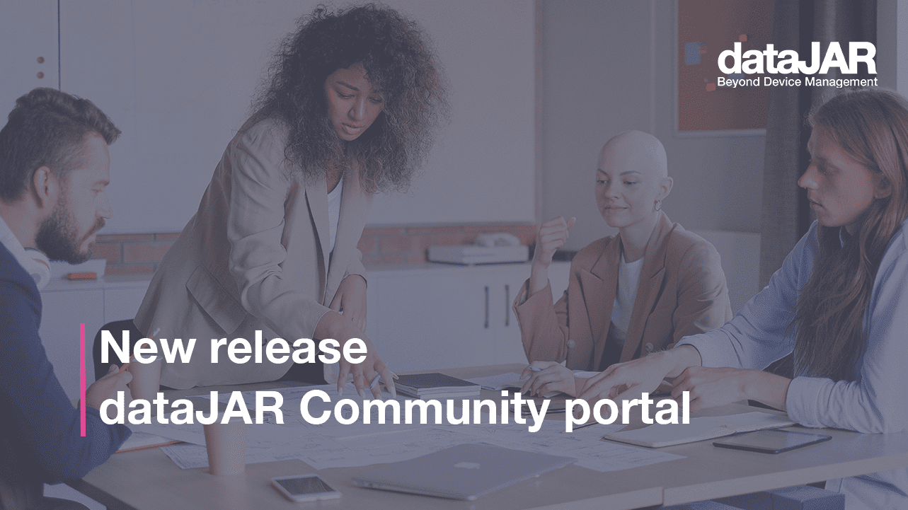 Featured image for “New release: dataJAR Community portal”